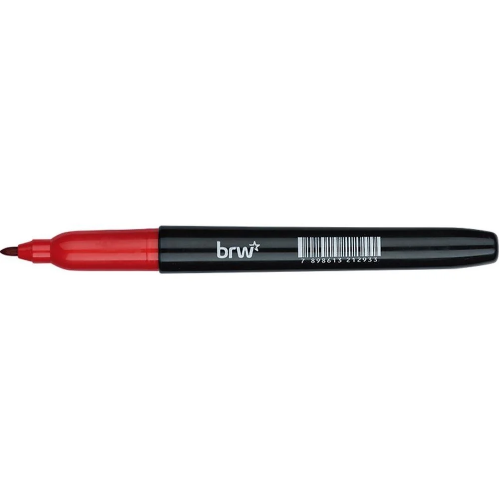 Caneta Para Cd 2.0Mm Vermelho Brw (Cx.c/12) - imagem 5