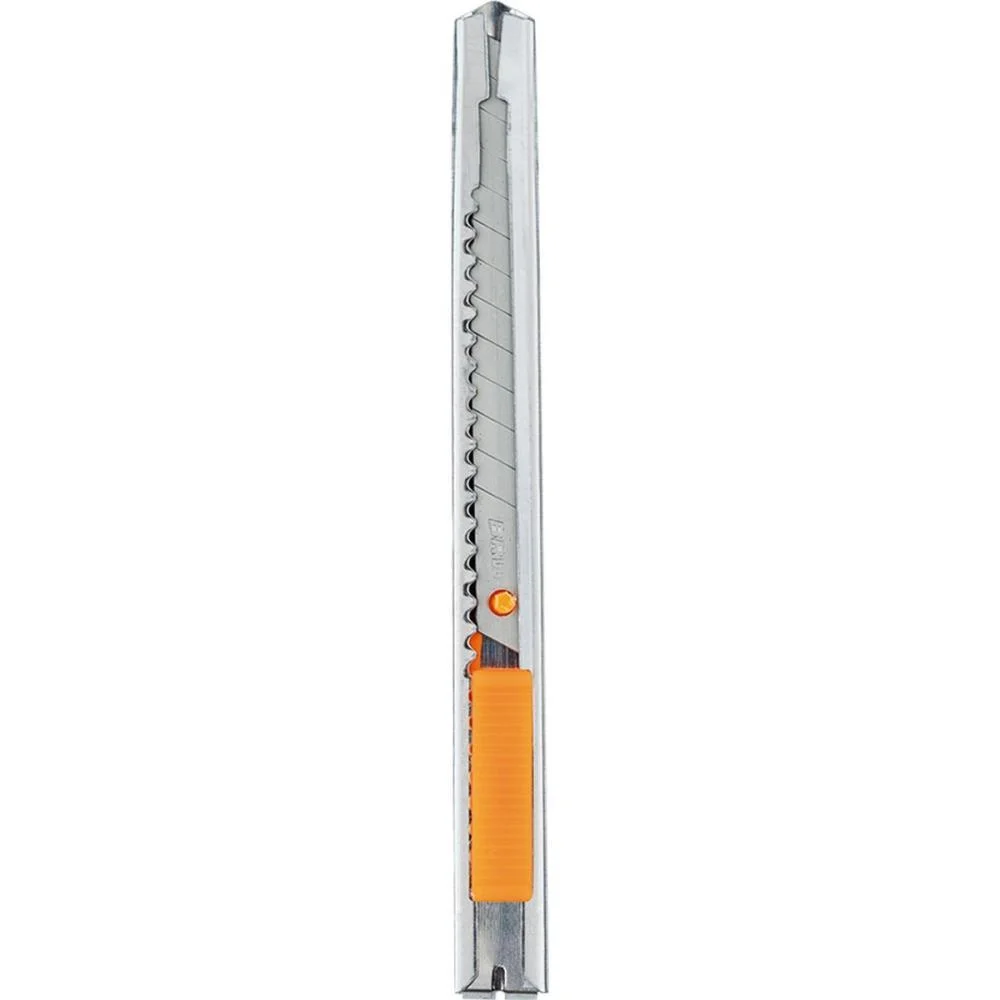 Estilete Estreito 9Mm Metalico Com Clip Brw (Blister) - imagem 4