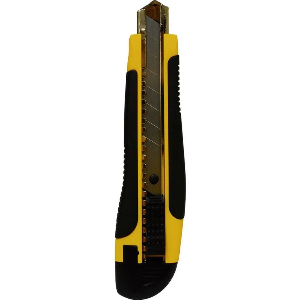 Estilete Estreito 9Mm Profissional Cabo Emborrac Brw (Blister) - imagem 5