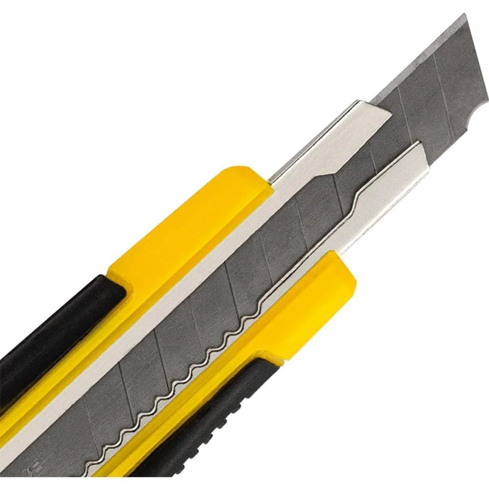 Estilete Estreito 9Mm Profissional Cabo Emborrac Brw (Blister) - imagem 6