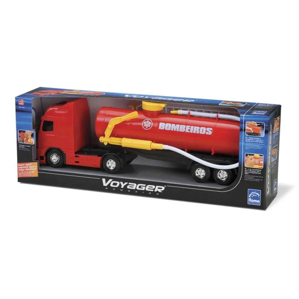Caminhao Voyager Bombeiro 43Cm. Roma (Unidade) - imagem 4