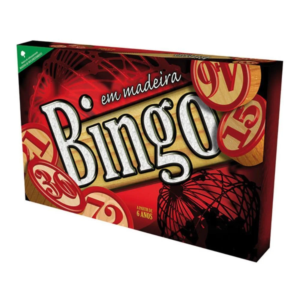 Jogo De Bingo Bingo Pedras Em Madeira Pais E Filhos (Unidade) - imagem 4