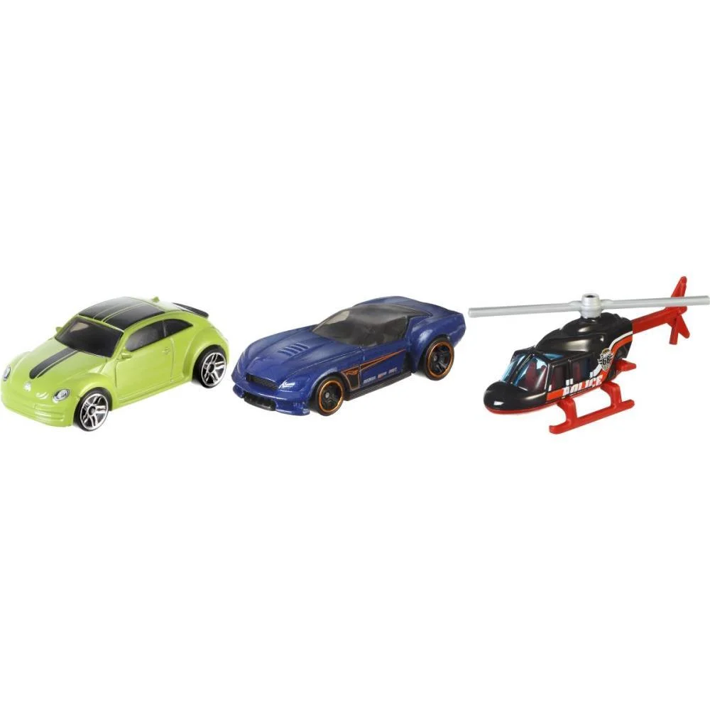 Hot Wheels Die-Cast Pack C/03 Carrinhos (S) Mattel (Blister) - imagem 16