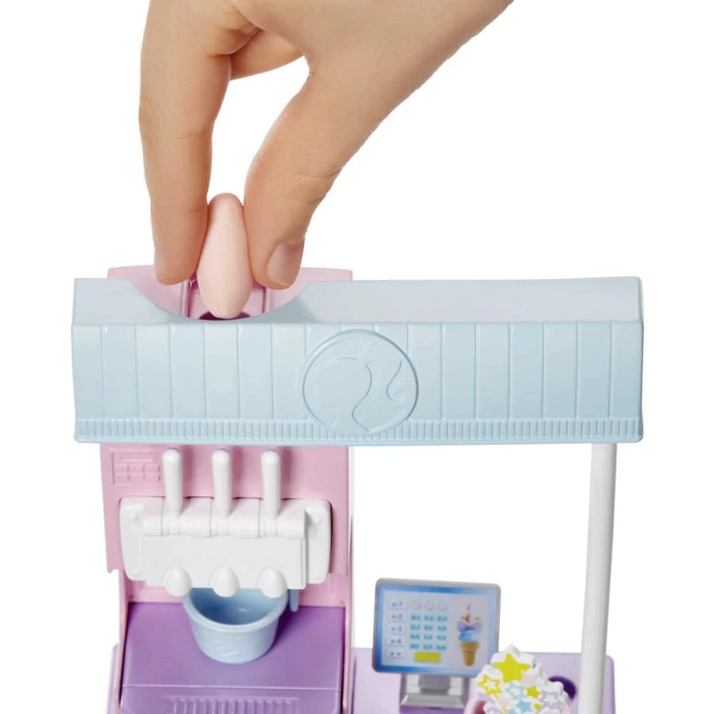 Barbie Profissoes Conjunto Quiosque De Sorvete Mattel (Unidade) - imagem 5