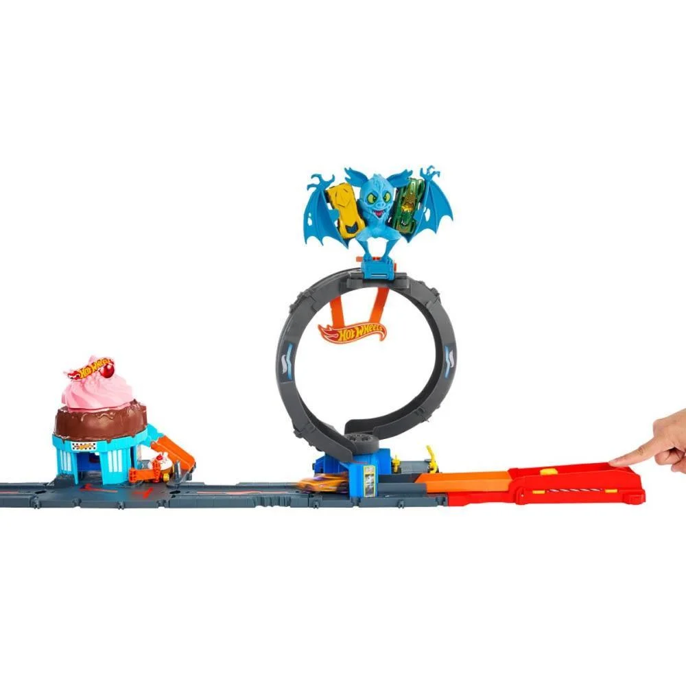 Hot Wheels Pista City Ataque Do Morcego Mattel (Unidade) - imagem 6