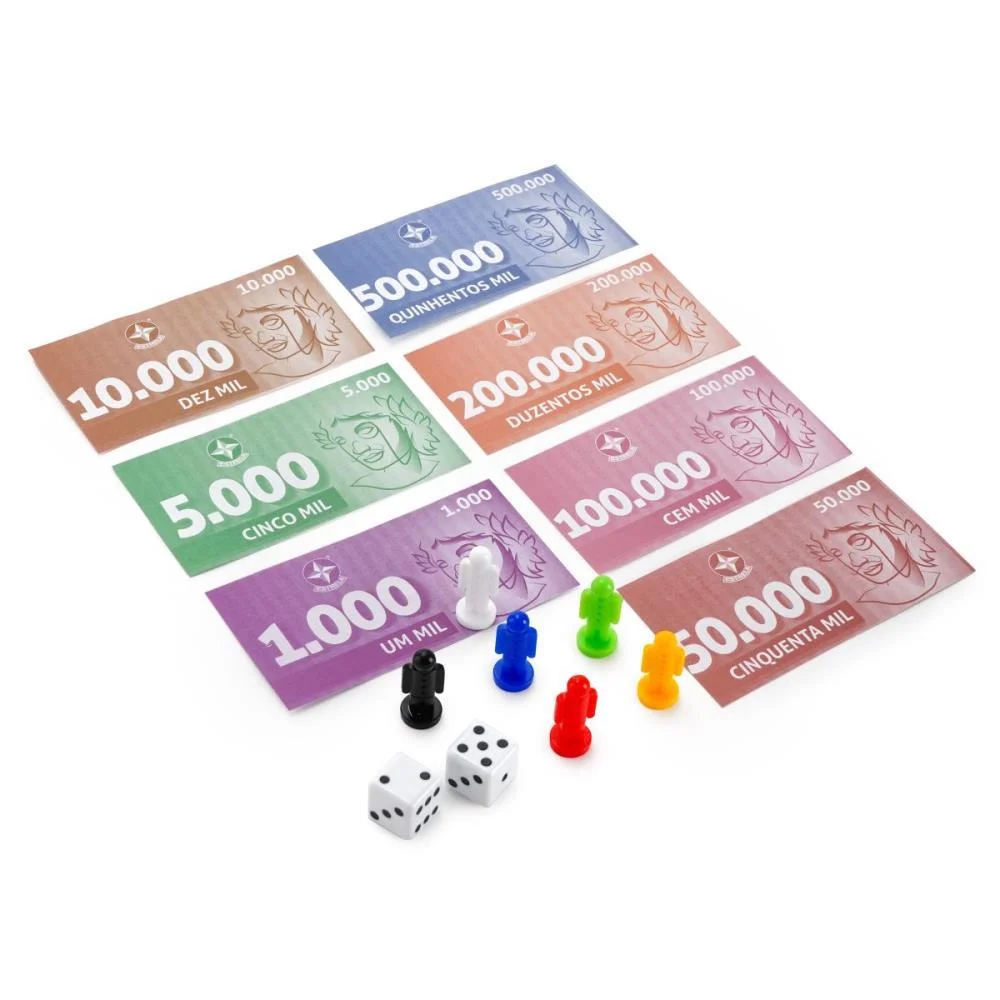 Jogo De Tabuleiro Banco Imobiliario Brasil Estrela (Unidade) - imagem 3