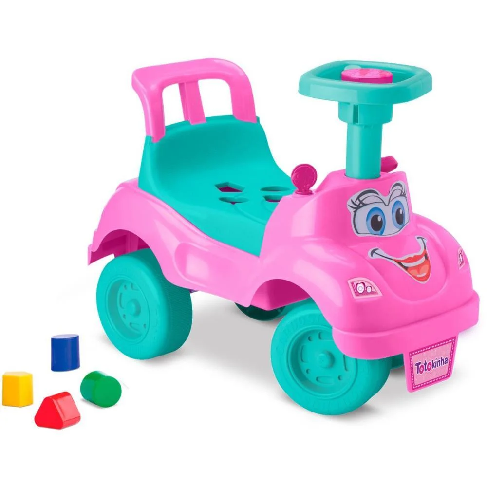 Veiculo Para Bebe Totokinha Classica Rosa Cardoso Toys (Unidade) - imagem 3