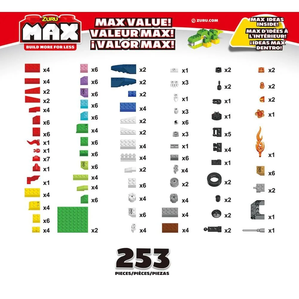 Brinquedo Para Montar Max Construction 253Pcs Candide - imagem 4