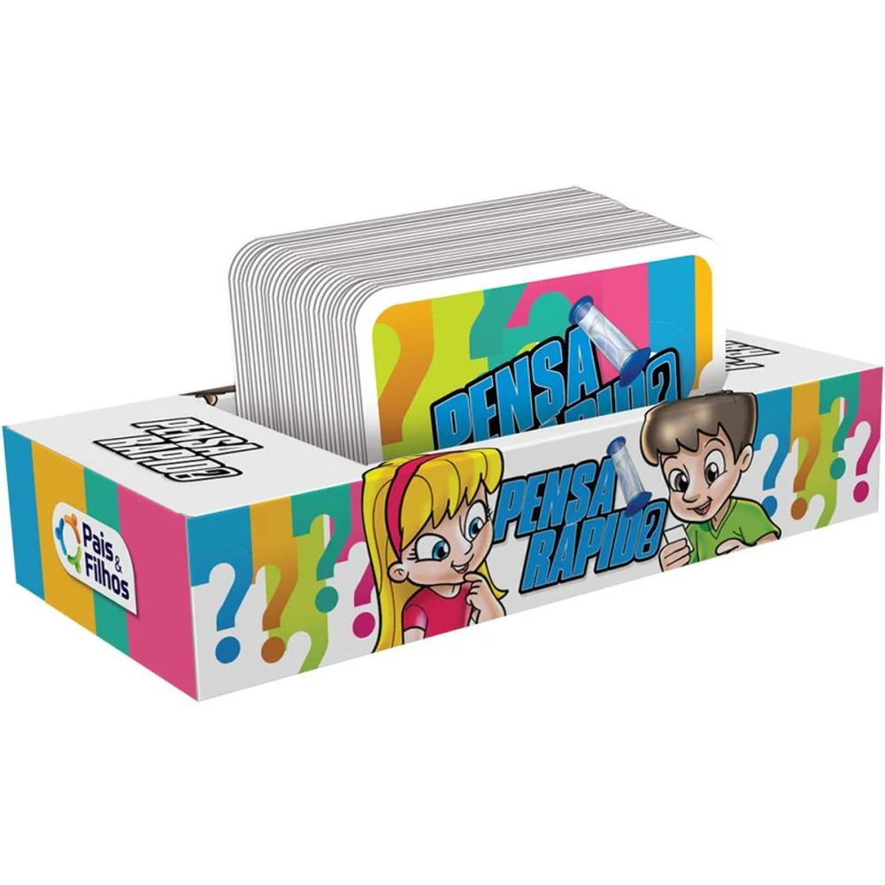 Jogo De Cartas Pensa Rapido Pais E Filhos (Unidade) - imagem 4