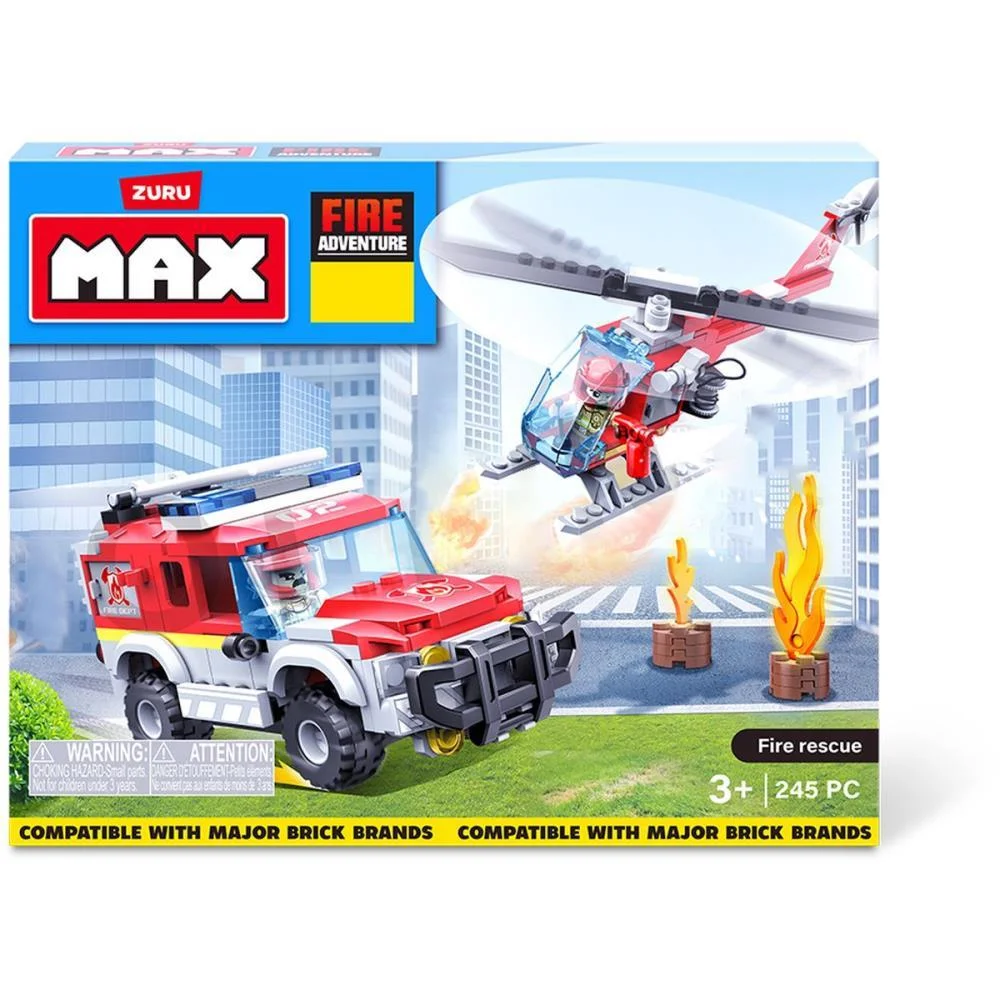 Brinquedo Para Montar Max Fire Adventure 265Pcs Candide - imagem 4