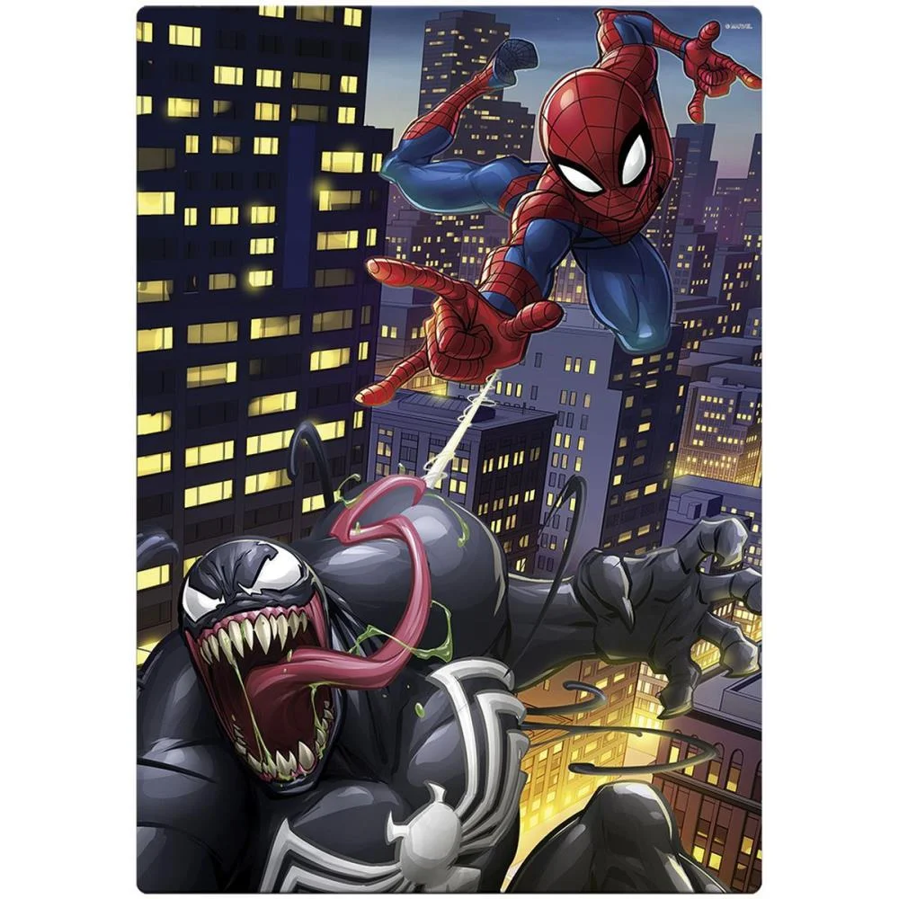 Quebra-Cabeca Cartonado Spider-Man 200Pcs Toyster (Unidade) - imagem 5