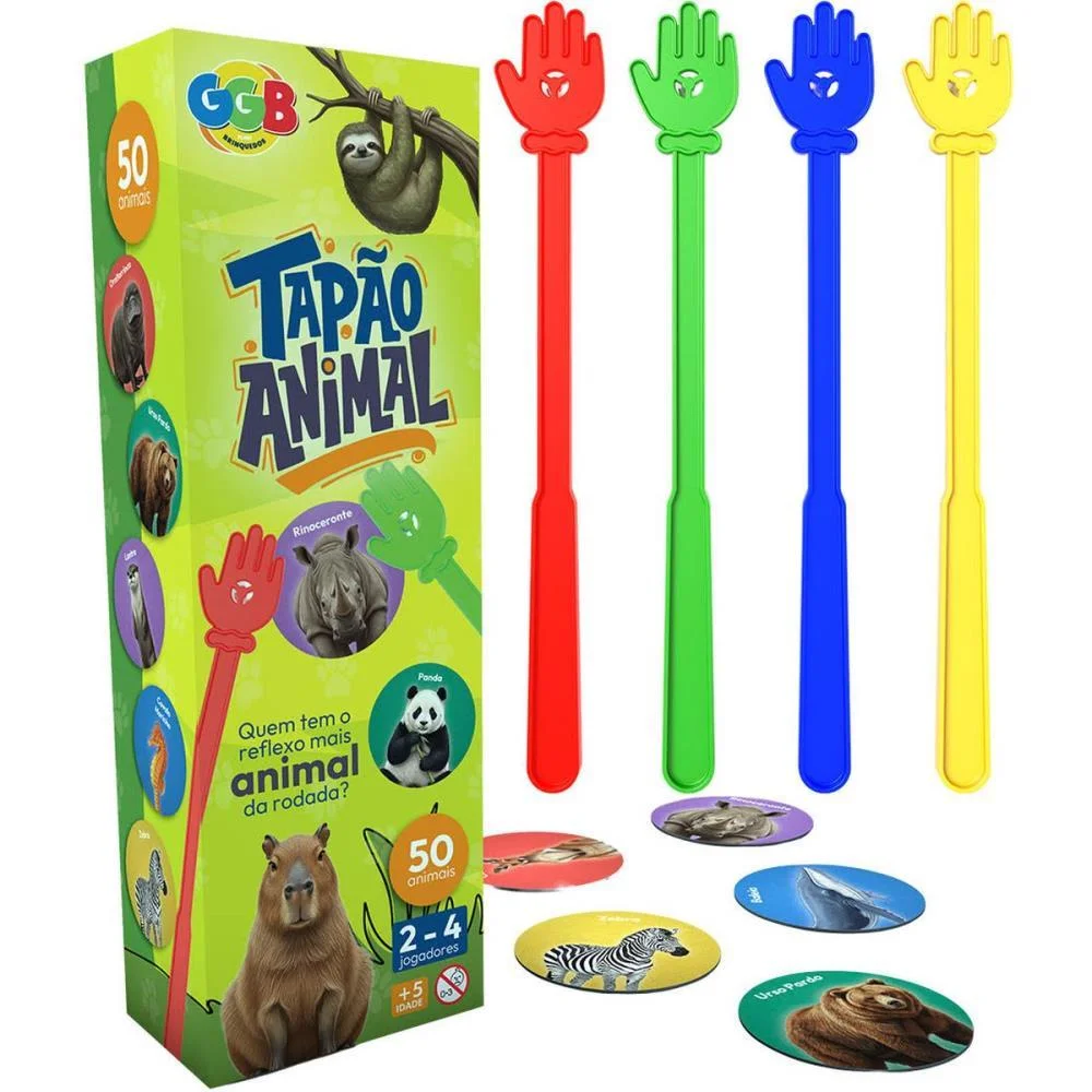 Jogo Diverso Tapao Animal! 50 Discos Ggb Plast (Unidade) - imagem 5