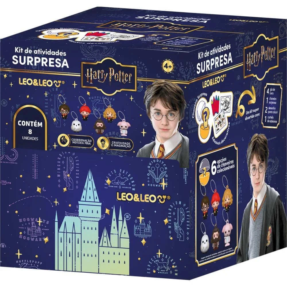Brinquedo Para Colorir Harry Potter Kit Atividades Su Leonora (Dp.c/08) - imagem 6