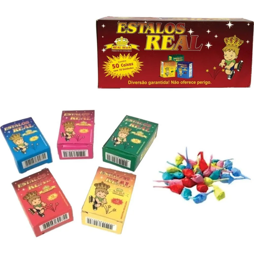 Artigo Para Festa Estalinho De Salao C/10Unid. Real Seda (Dp.c/50) - imagem 3