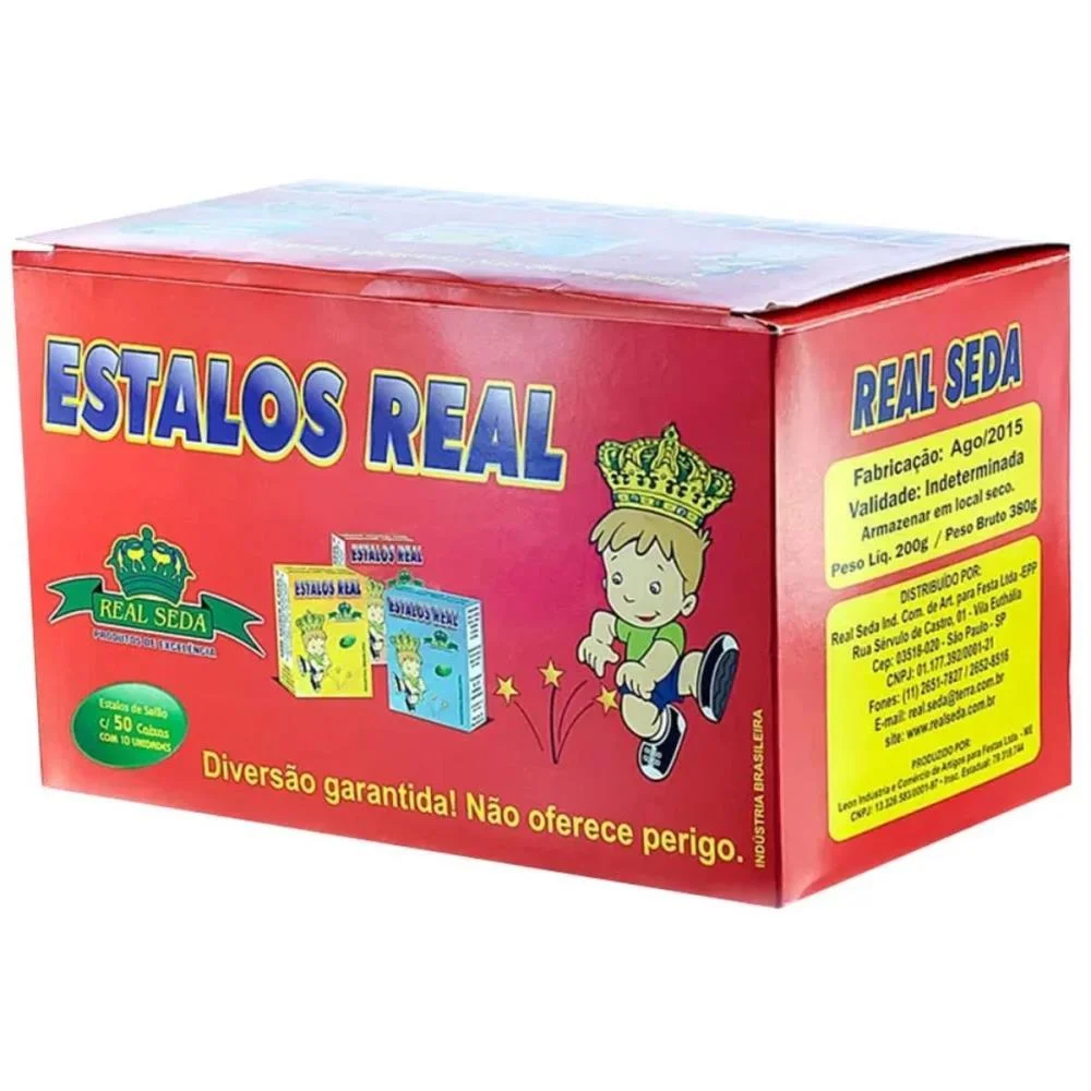 Artigo Para Festa Estalinho De Salao C/10Unid. Real Seda (Dp.c/20) - imagem 5