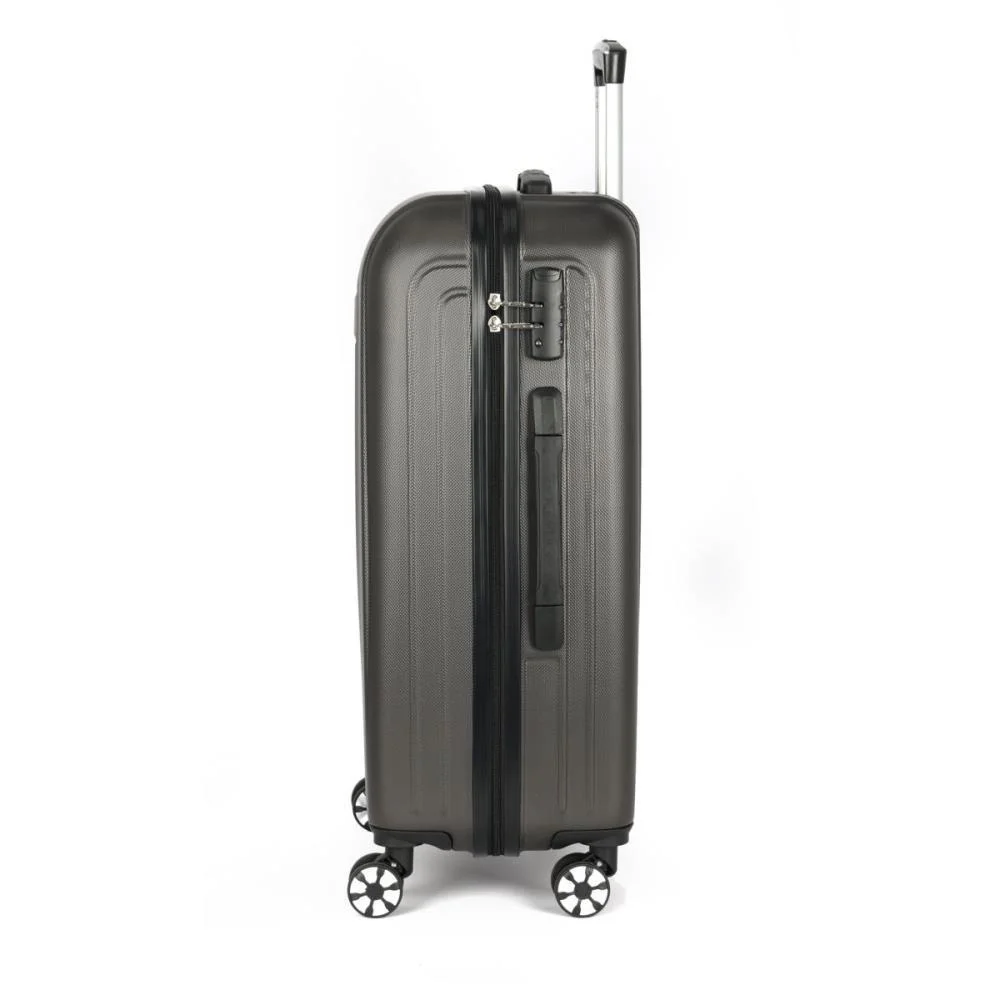 Mala De Viagem Bordo Abs 360 Geneva Grafite Luxcel (Unidade) - imagem 6