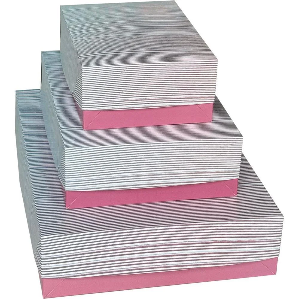 Caixa Para Presente Com Tampa Abstrato Md 19X26X7,5 (S) Cristina (Pct.c/16) - imagem 3
