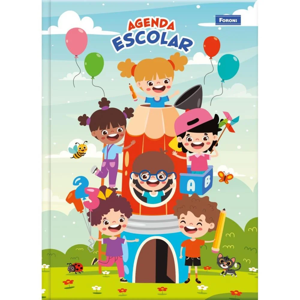 Agenda Permanente Escolar 96F.105X148Mm Foroni (Pct.c/05) - imagem 3