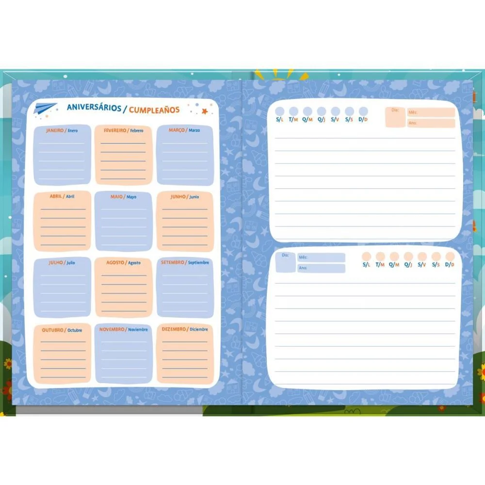 Agenda Permanente Escolar 96F.105X148Mm Foroni (Pct.c/05) - imagem 5