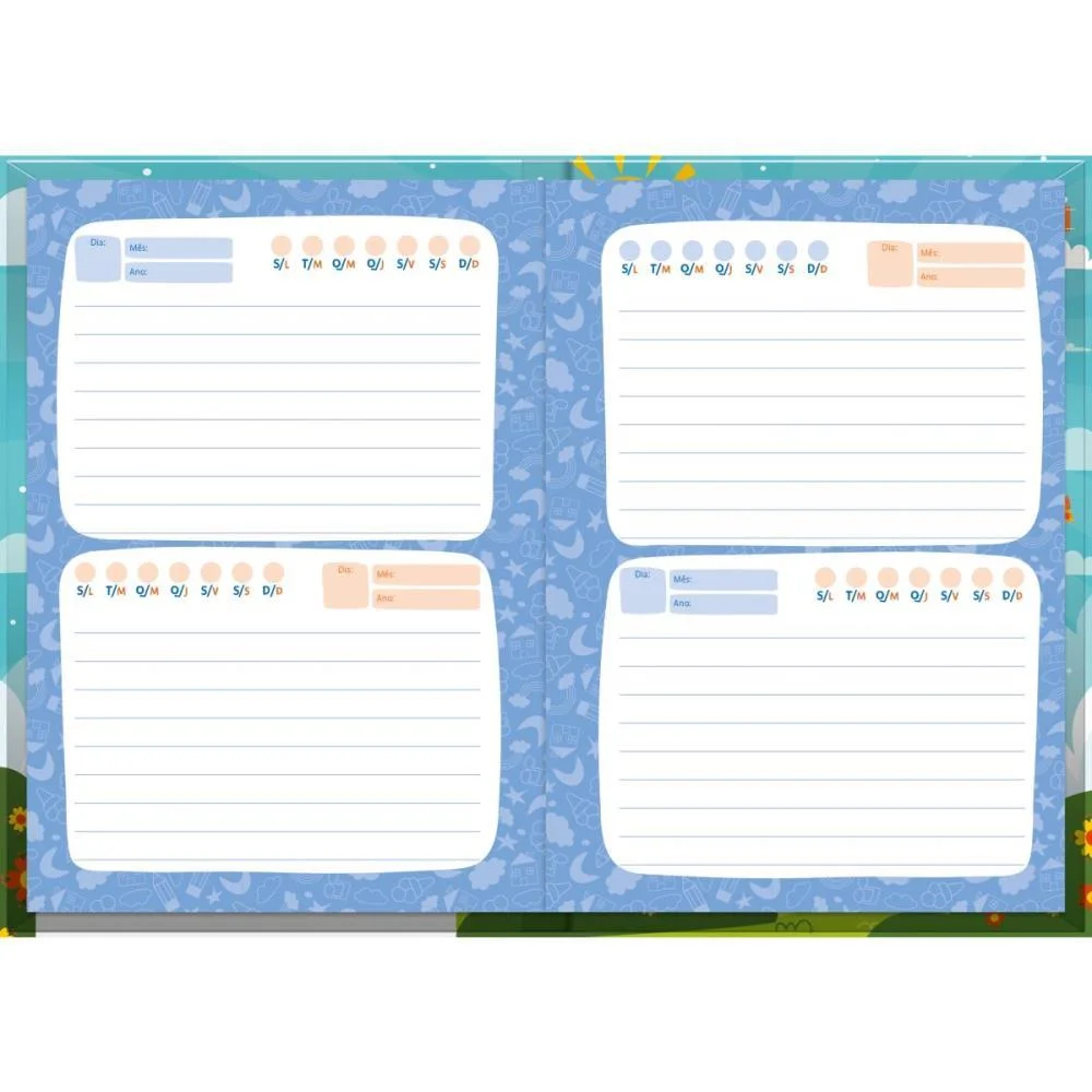 Agenda Permanente Escolar 96F.105X148Mm Foroni (Pct.c/05) - imagem 6
