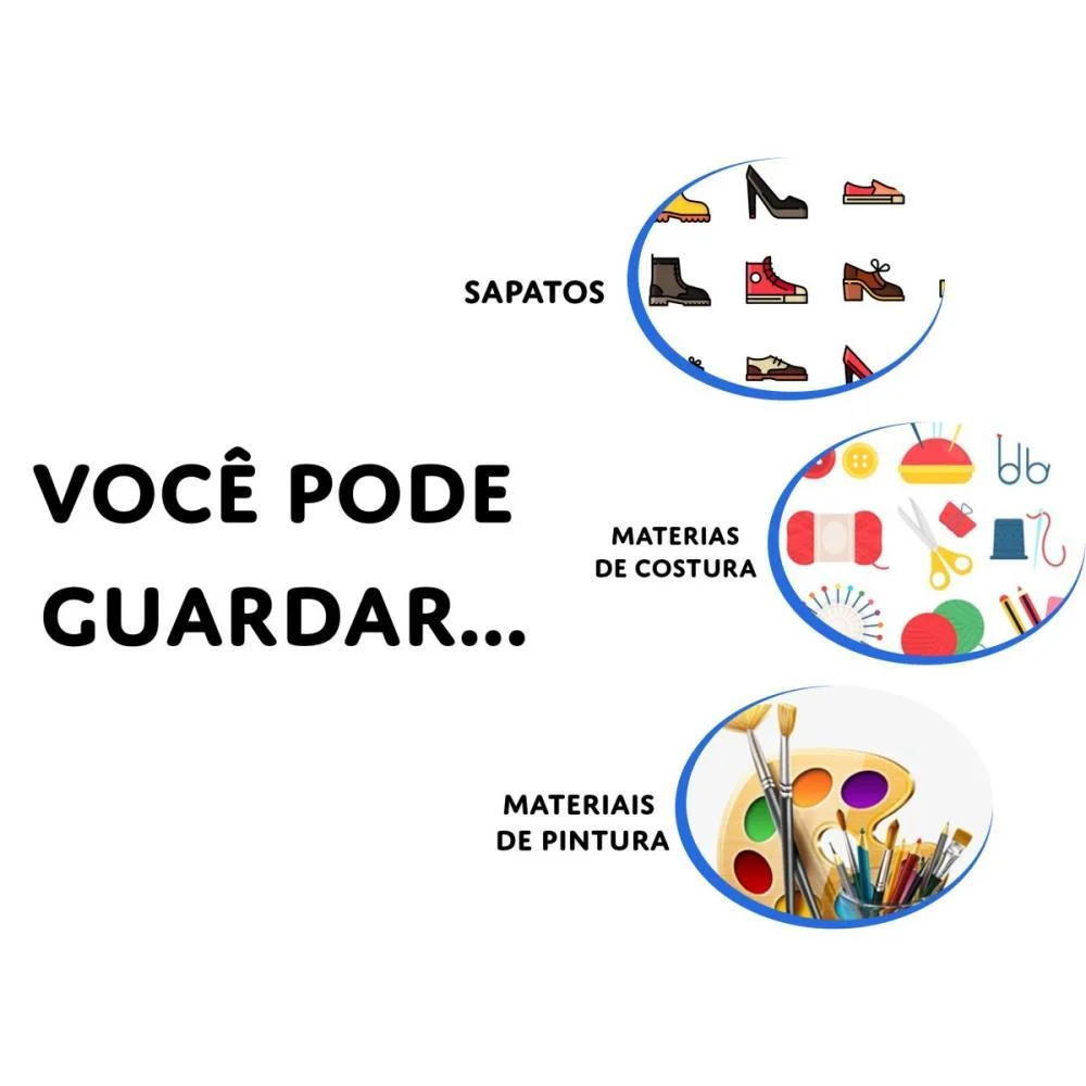 Caixa Organizadora The Best Box M 370X280X212 Pt Polibras (Unidade) - imagem 4