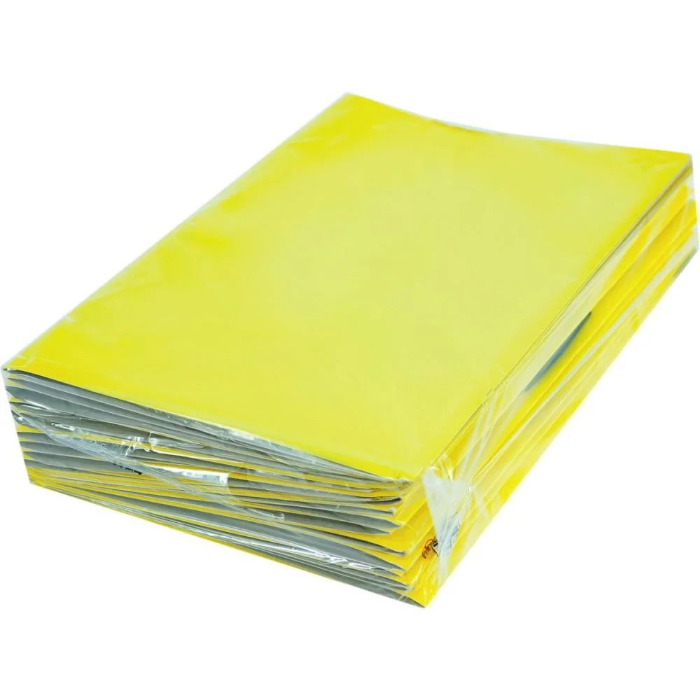 Pasta Grampo Trilho Papel Oficio Amarela Frama (Pct.c/20) - imagem 4