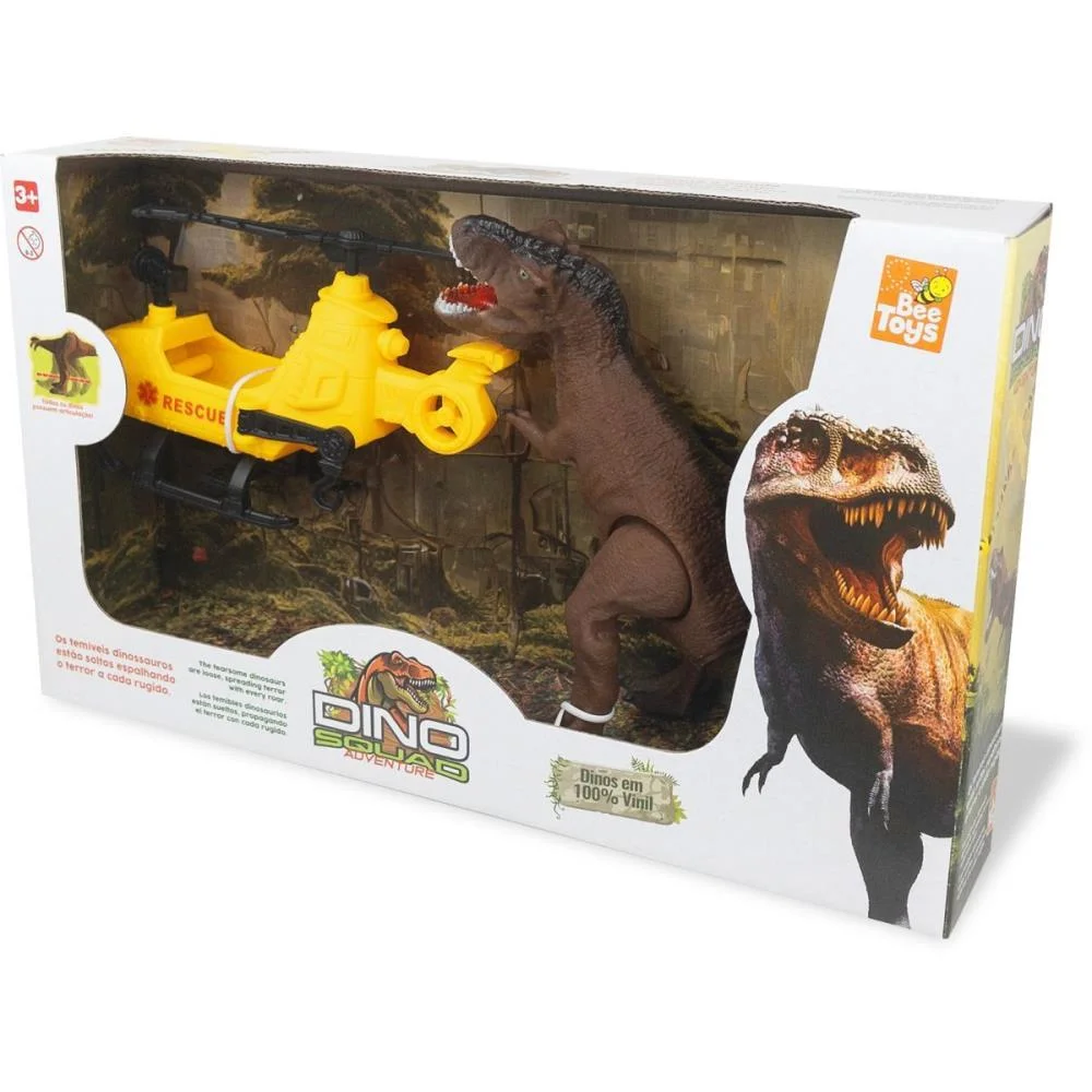 Dinossauro Dino Adventure Rex 27Cm Bee Toys - imagem 5