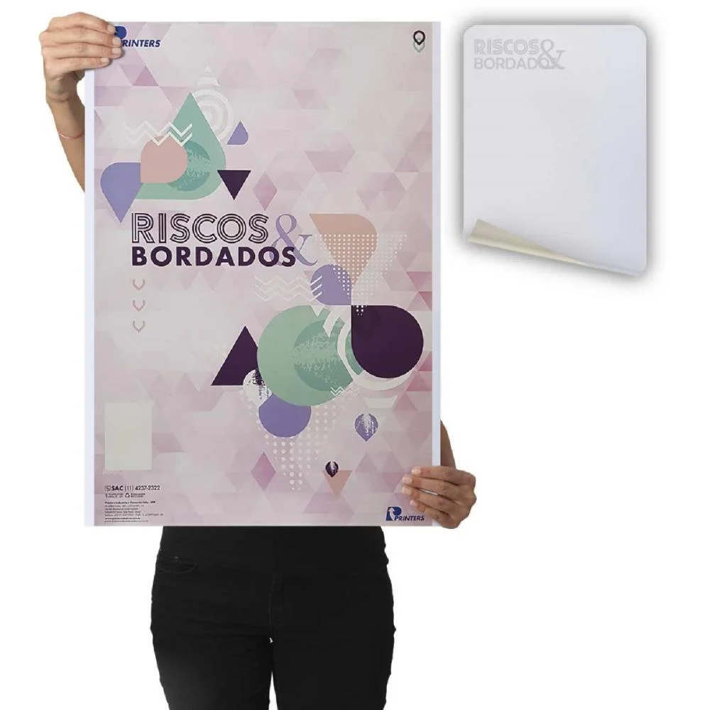 Papel Carbono Para Costura Riscos E Bordados Branco Printers (Cx.c/100) - imagem 2
