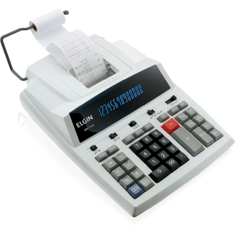 Calculadora De Impressao 14 Dig. Mb7142 Rel/Calen/Bivol Elgin (Unidade) - imagem 4