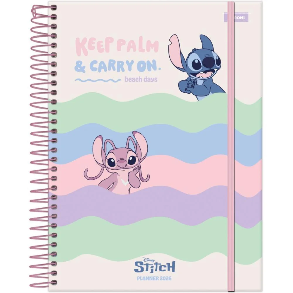 Agenda/Planner 2026 Stitch 80F.177X240Mm Foroni (Pct.c/03) - imagem 8