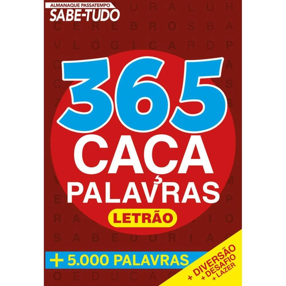 Livro De Atividades 365 Caca Palavras Passatempo Online Editora (Unidade) - imagem 3