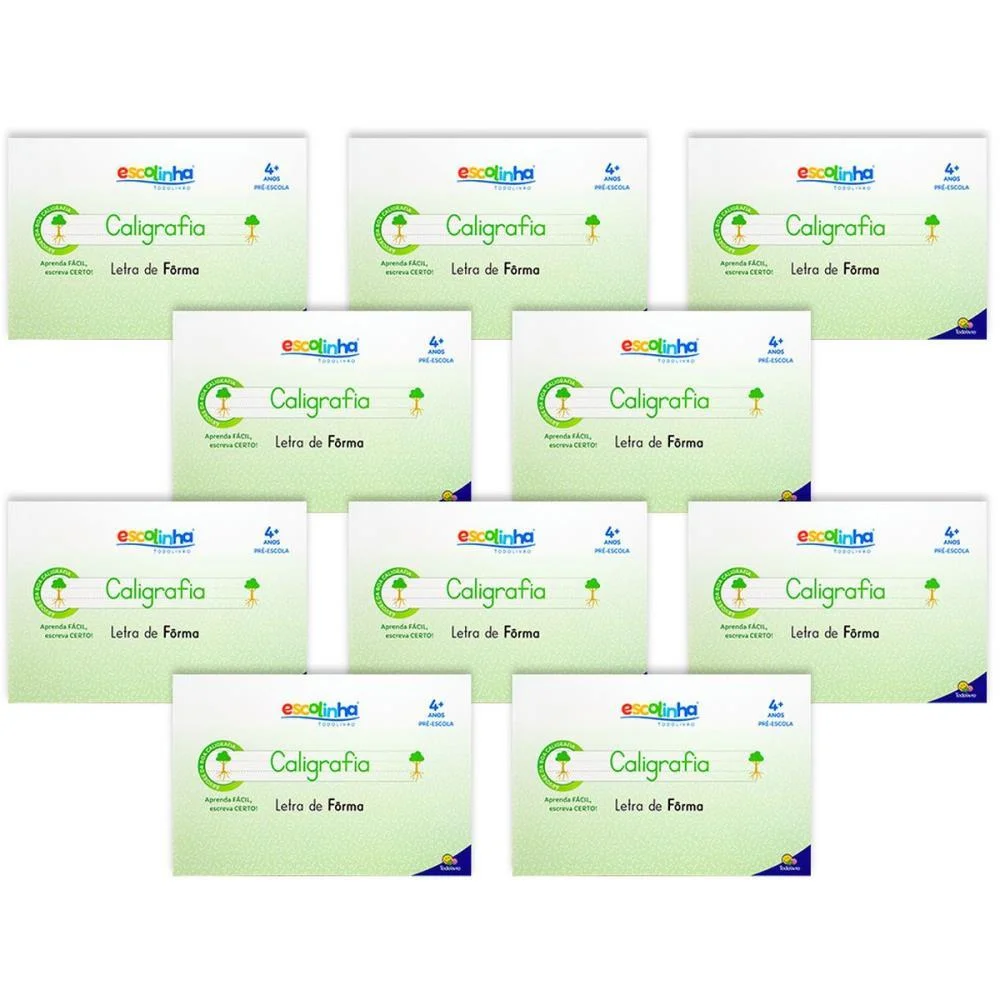 Livro Caligrafia Escolinha Sistema Uv Forma 32P Todolivro (Pct.c/05) - imagem 4