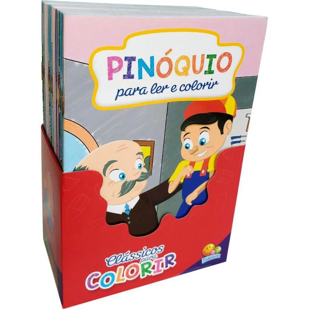Livro Infantil Colorir Classicos P/Colorir 8Titulos Todolivro (Dp.c/40) - imagem 2