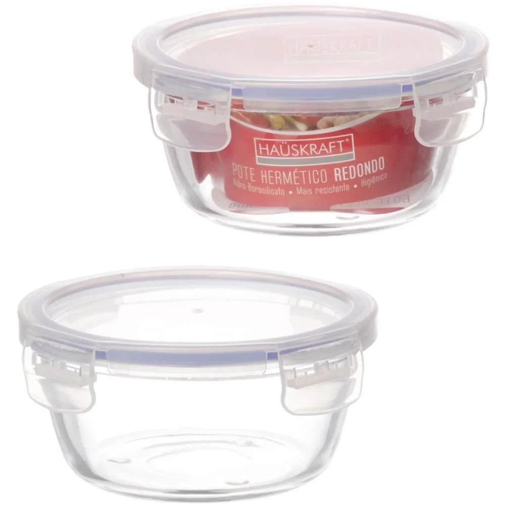 Pote De Vidro Hermetico Redondo 370Ml Western (Unidade) - imagem 3
