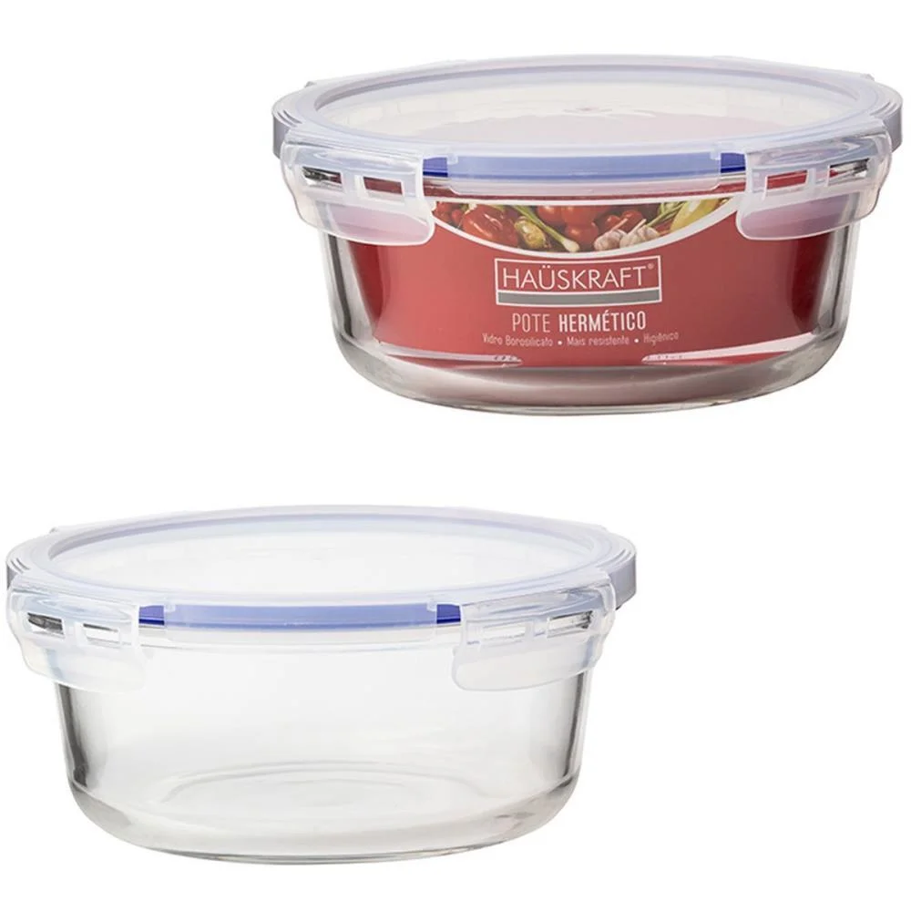 Pote De Vidro Hermetico Redondo 580Ml Western (Unidade) - imagem 2