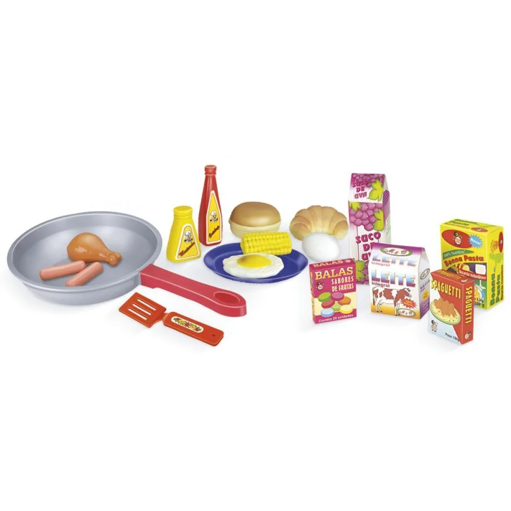 Brincando De Casinha Frigideira Gourmet C/Acessorio Pica Pau - imagem 2