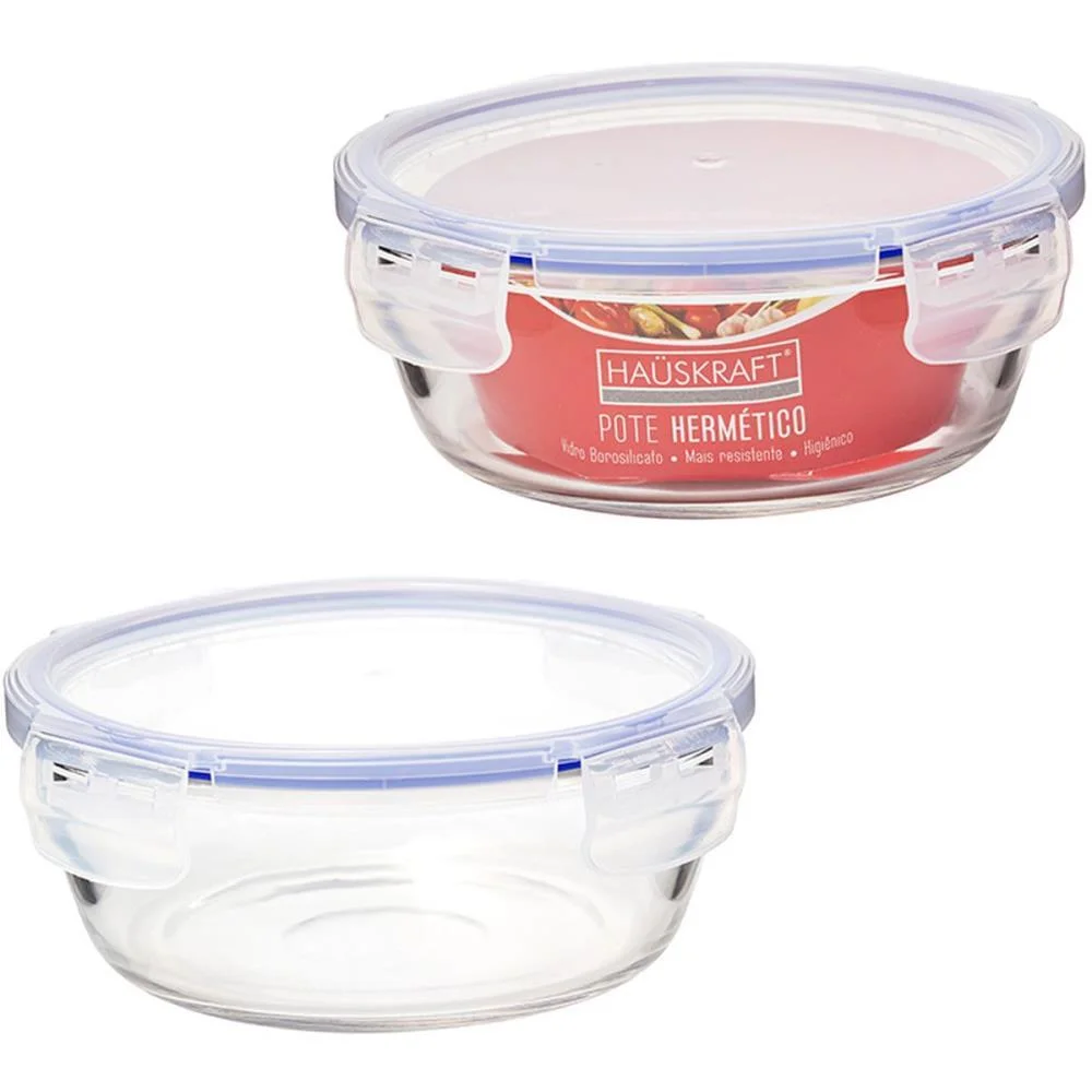 Pote De Vidro Hermetico Redondo 720Ml Western (Unidade) - imagem 3