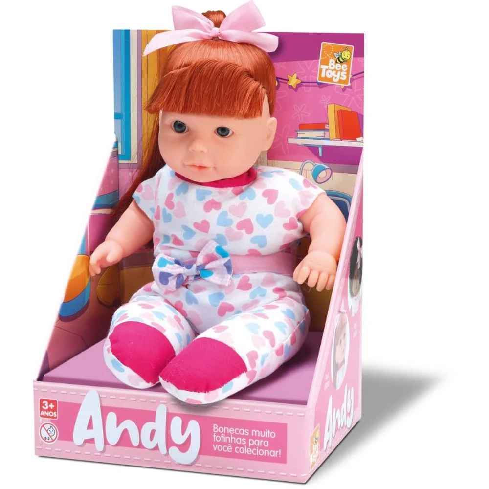 Boneca Andy Fofinhas 32Cm (S) Bee Toys (Unidade) - imagem 7