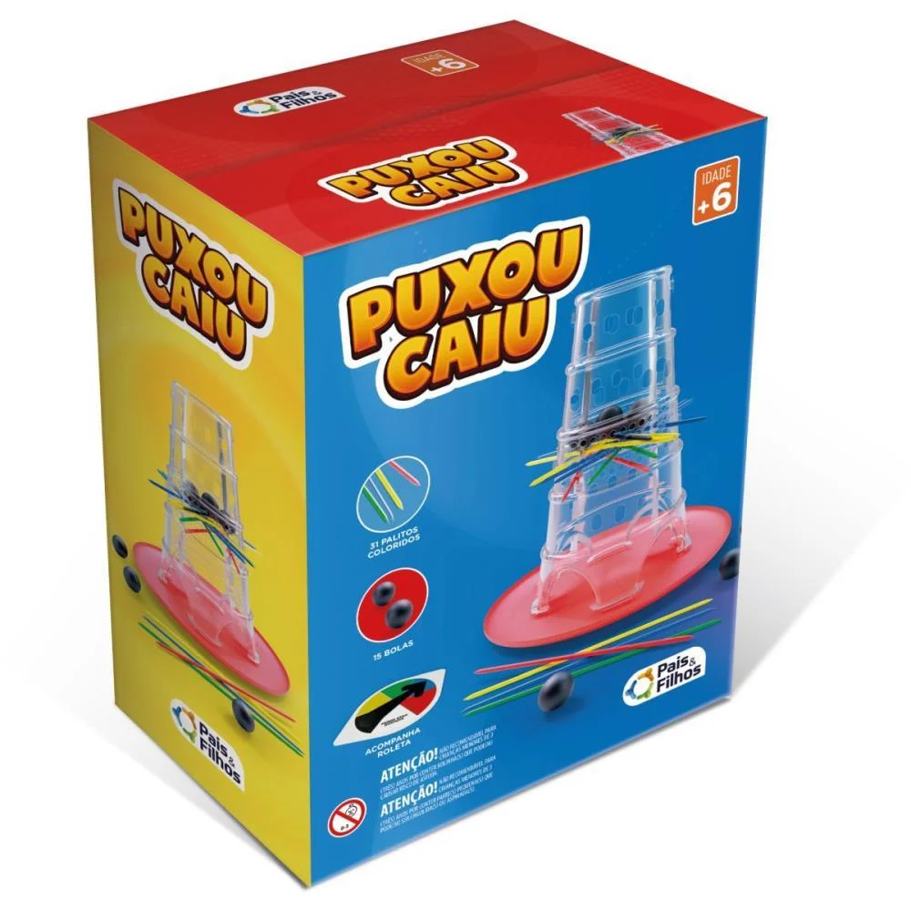 Jogo Diverso Puxou Caiu Pais E Filhos (Unidade) - imagem 2
