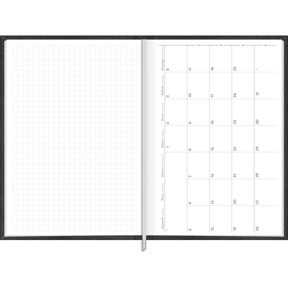 Agenda 2027 Torino Cost Preta 176F 134X192 Tilibra (Pct.c/04) - imagem 5