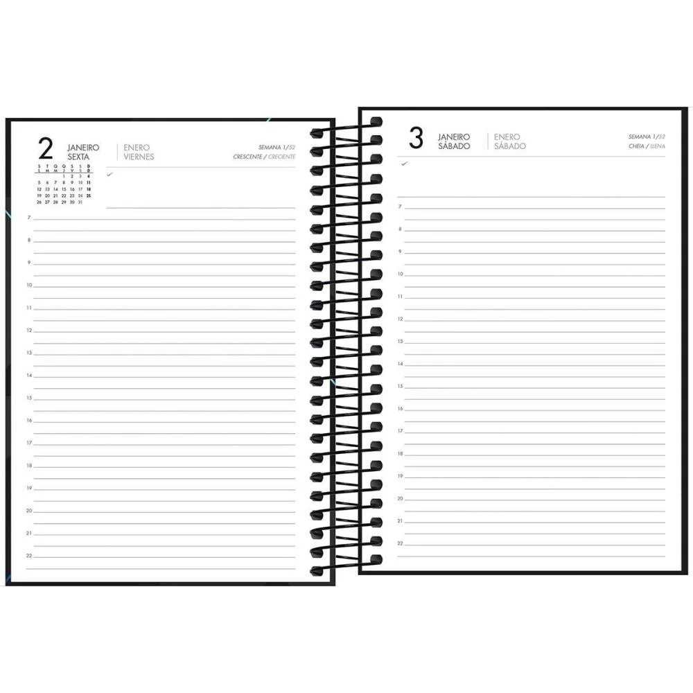 Agenda 2027 Spot Cd Esp 200Fls 129X187Mm Tilibra (Pct.c/04) - imagem 7