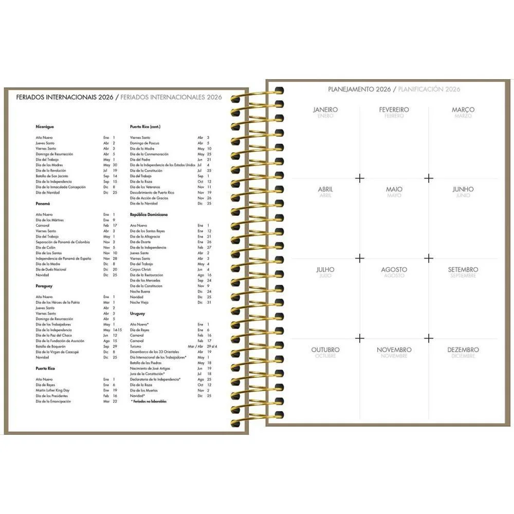 Agenda 2027 Napoli Cores Esp 176F 129X187 Tilibra (Pct.c/05) - imagem 7