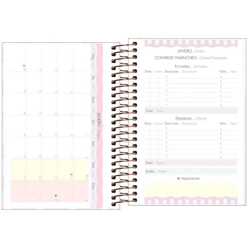 Agenda 2027 Soho Cd Esp 176Fls 129X187Mm Tilibra (Pct.c/05) - imagem 7