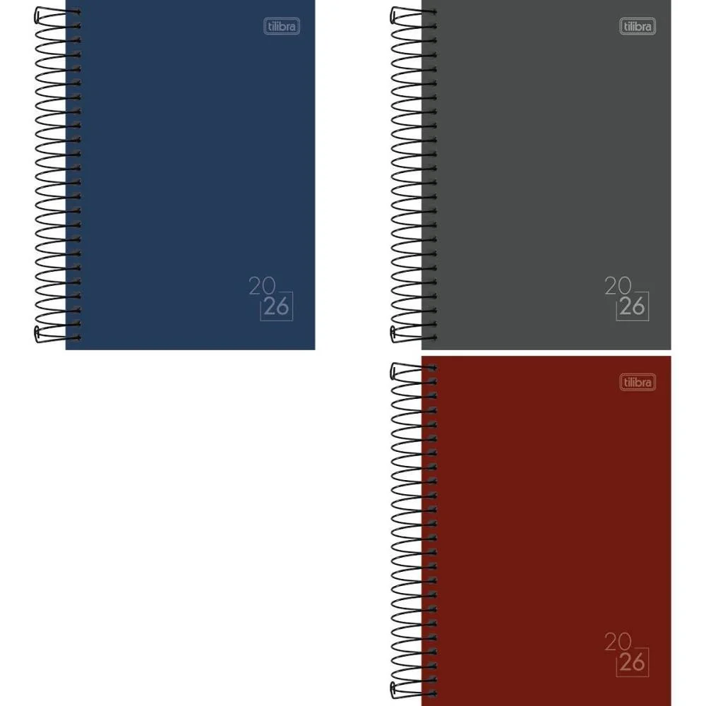 Agenda 2027 Spice Cores Esp 160F 140X200Mm Tilibra (Pct.c/05) - imagem 2