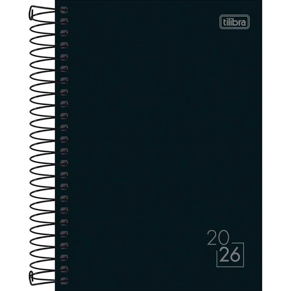 Agenda 2027 Spice Esp Preta 160F 140X200Mm Tilibra (Pct.c/05) - imagem 2