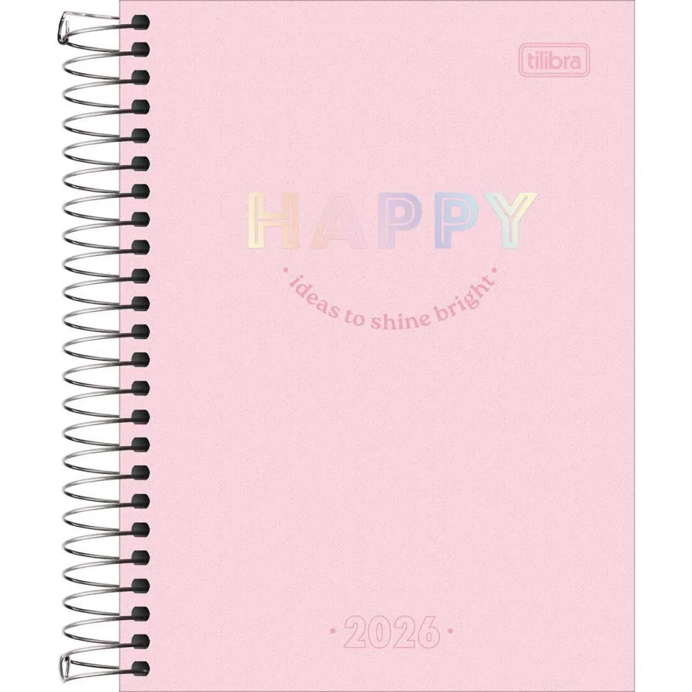 Agenda 2027 Happy Esp 176F 117X164Mm Tilibra (Pct.c/05) - imagem 3