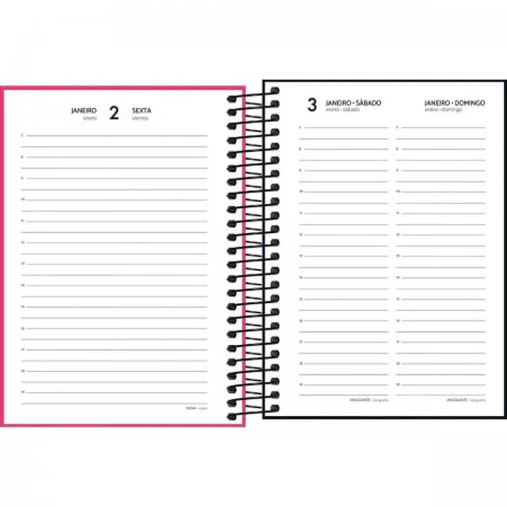 Agenda 2027 Spice Cores Cd Esp 160F110X154 Tilibra (Pct.c/04) - imagem 3