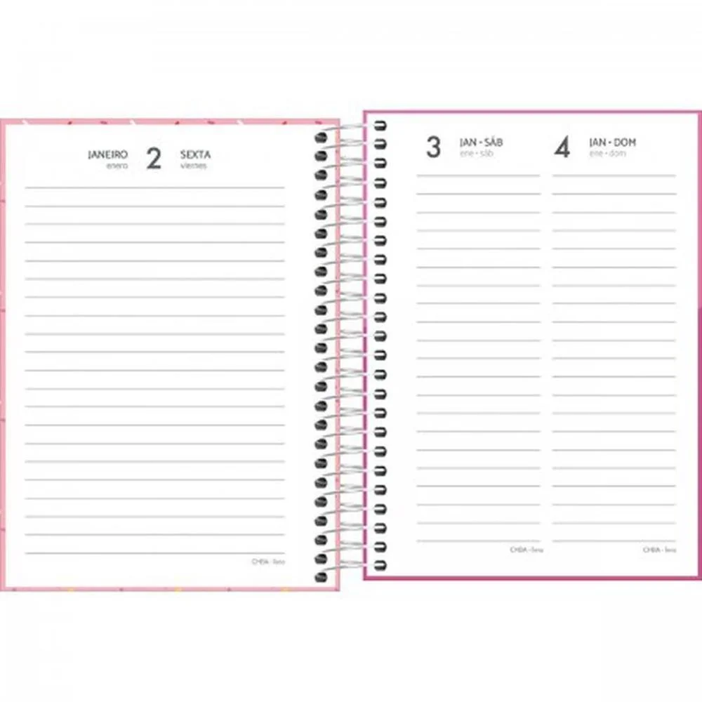 Agenda 2027 Spice Fem. Cd Esp 160F 110X154 Tilibra (Pct.c/04) - imagem 4