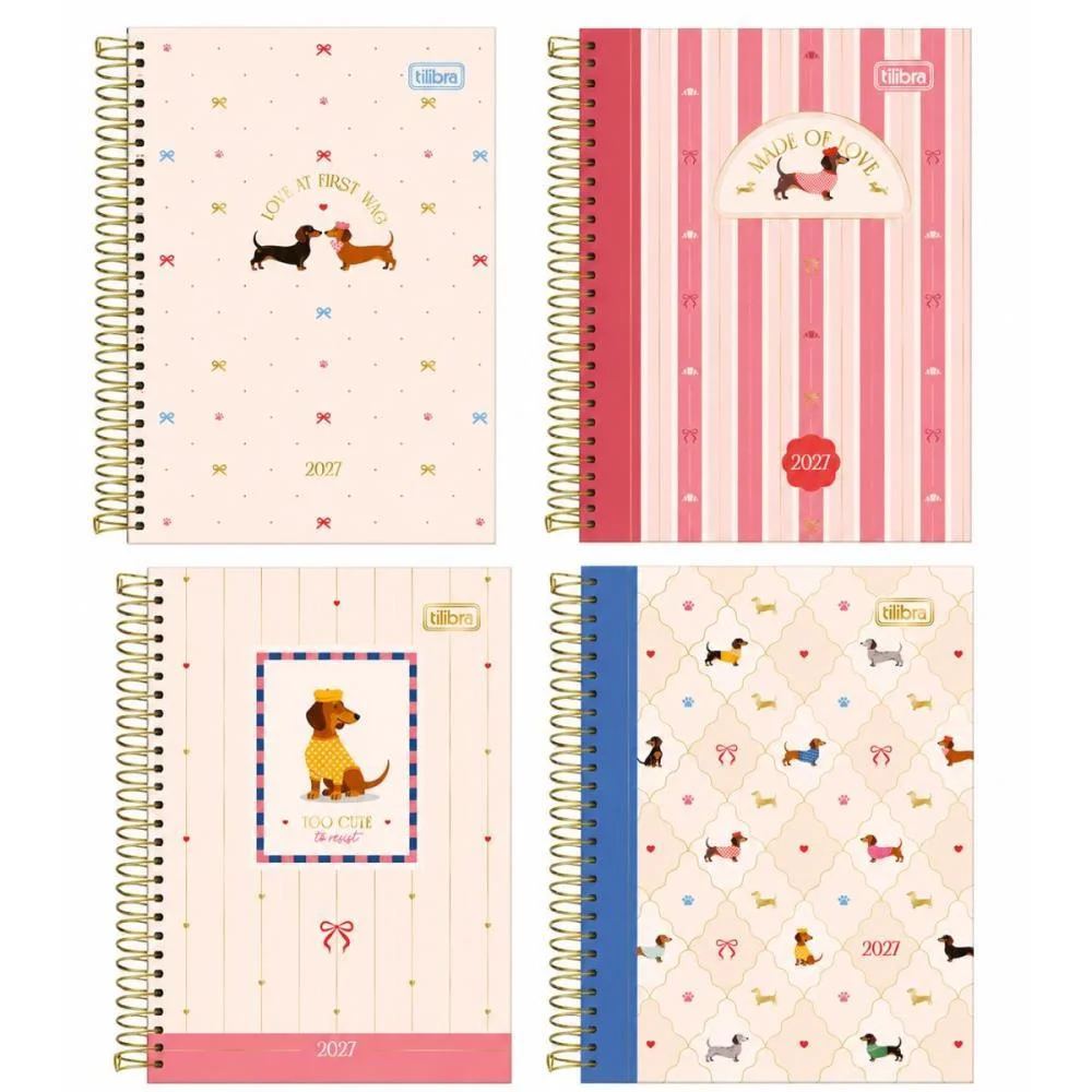 Agenda 2027 Brownie Cd Esp 160F 110X154Mm Tilibra (Pct.c/04) - imagem 3