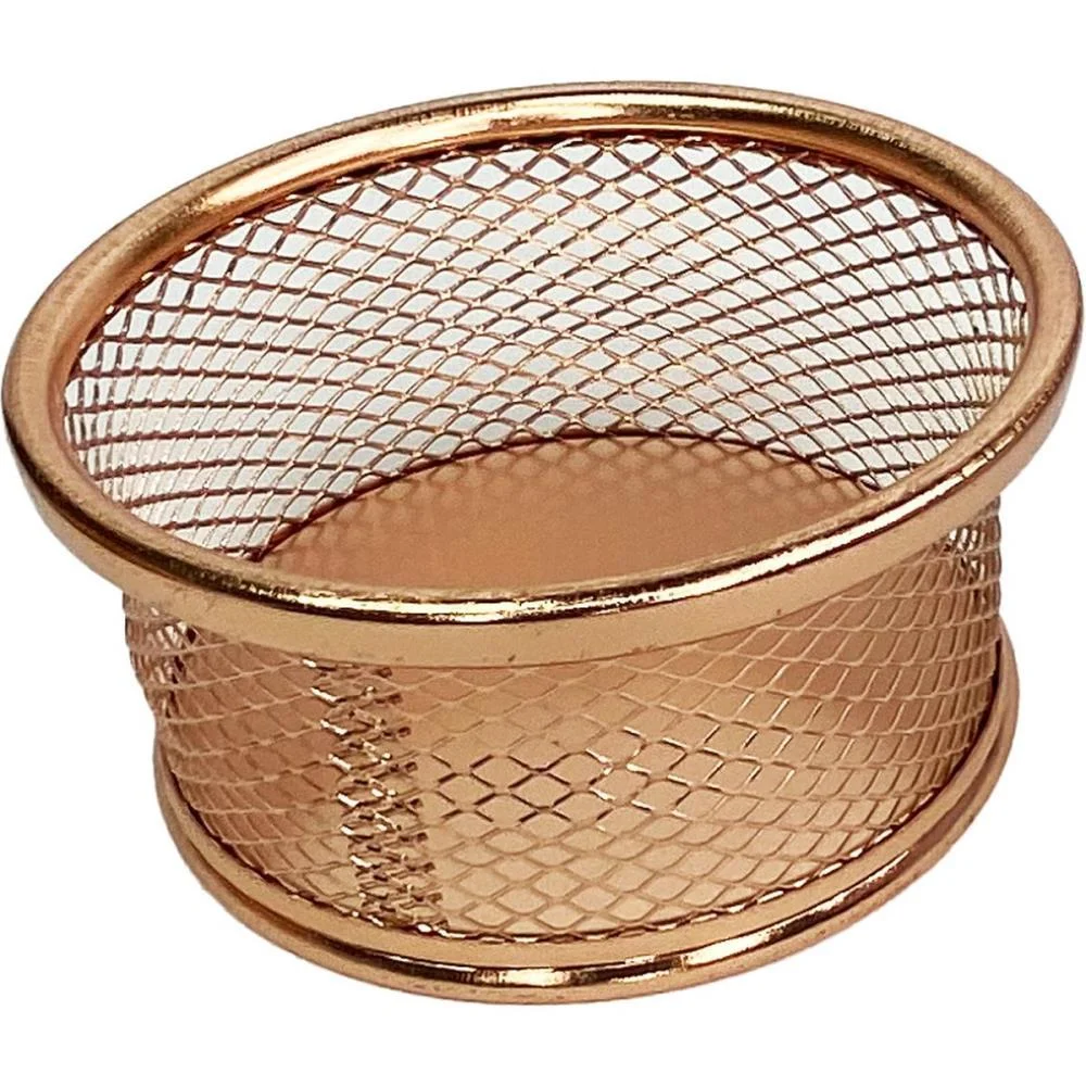 Acessorio Para Mesa Porta Clips Metal Rose Gold Rf V.m.p. (Unidade) - imagem 4